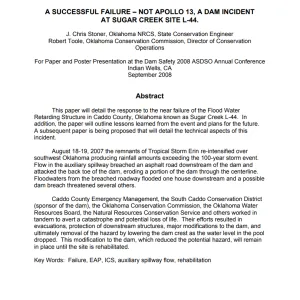 A-SUCCESSFUL-FAILURE-NOT-APOLLO-13-A-DAM-INCIDENT-AT-SUGAR-CREEK-SITE-L-44- A-SUCCESSFUL-FAILURE-NOT-APOLLO-13-A-DAM-INCIDENT-AT-SUGAR-CREEK-SITE-L-44-