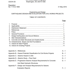 ER_1110-2-1806-Earthquake-Design-and-Evaluation-for-Civil-Works-Projects ER_1110-2-1806-Earthquake-Design-and-Evaluation-for-Civil-Works-Projects