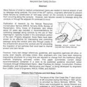 OR_Piping, Seepages, Conduits, Dam Failures OR_Piping, Seepages, Conduits, Dam Failures